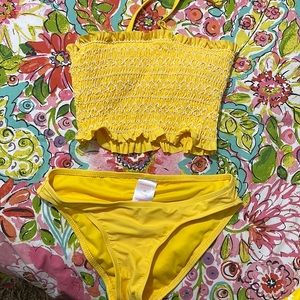 Yellow target swimsuit never worn